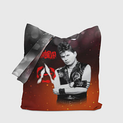 Сумка-шопер Сектор газа и знак анархии, цвет: 3D-принт