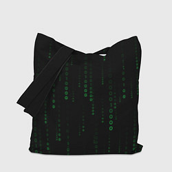 Сумка-шопер Color black green, цвет: 3D-принт