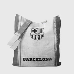 Сумка-шопер Barcelona - white gradient по-центру, цвет: 3D-принт