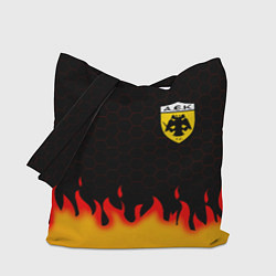 Сумка-шоппер AEK fire hexagon
