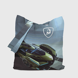 Сумка-шопер Lamborghini - motorsport extreme, цвет: 3D-принт