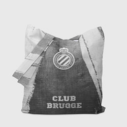 Сумка-шопер Club Brugge - grey gradient по-центру, цвет: 3D-принт