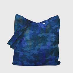Сумка-шоппер Абстракция - blue uniform camouflage