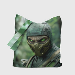 Сумка-шопер Рептилия в классической маске, цвет: 3D-принт