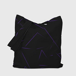 Сумка-шопер Color purple line, цвет: 3D-принт