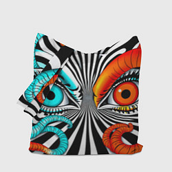 Сумка-шопер Глаз и щупальца, цвет: 3D-принт