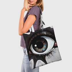 Сумка-шопер Глаз и щупальца - психоделика, цвет: 3D-принт — фото 2