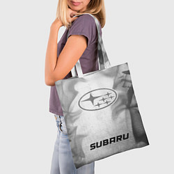 Сумка-шопер Subaru - white gradient по-центру, цвет: 3D-принт — фото 2