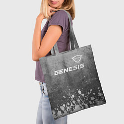 Сумка-шопер Genesis - grey gradient посередине, цвет: 3D-принт — фото 2
