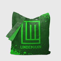 Сумка-шопер Lindemann - green gradient, цвет: 3D-принт