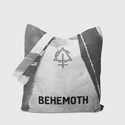 Сумка-шопер Behemoth - white gradient по-центру, цвет: 3D-принт