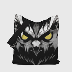 Сумка-шопер Взгляд филина, цвет: 3D-принт