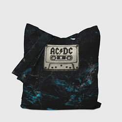 Сумка-шопер ACDC в виде кассеты, цвет: 3D-принт