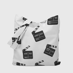 Сумка-шопер Съёмочная хлопушка, цвет: 3D-принт
