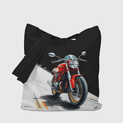 Сумка-шопер Ducati Racer, цвет: 3D-принт
