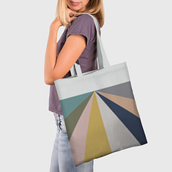 Сумка-шопер Черное солнце красная луна, цвет: 3D-принт — фото 2