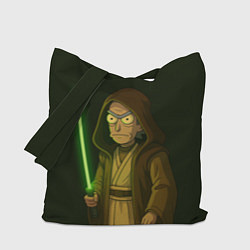 Сумка-шопер Рик - магистр-джедай, цвет: 3D-принт