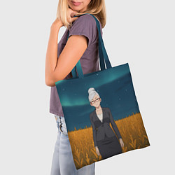 Сумка-шопер Сэйко Аясэ Дандадан, цвет: 3D-принт — фото 2