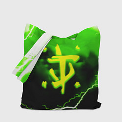 Сумка-шопер Doom шторм кислотное лого, цвет: 3D-принт