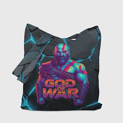 Сумка-шопер Кратос God of war, цвет: 3D-принт
