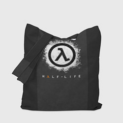 Сумка-шопер Symbol of Half-Life is a lambda in a circle, цвет: 3D-принт