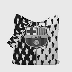 Сумка-шопер Barcelona спортивный паттерн, цвет: 3D-принт