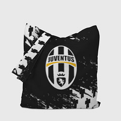 Сумка-шопер Ювентус пипл краски, цвет: 3D-принт
