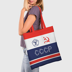 Сумка-шопер Советский союз - СССР, цвет: 3D-принт — фото 2
