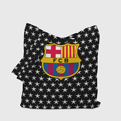 Сумка-шопер Barcelona звезды, цвет: 3D-принт