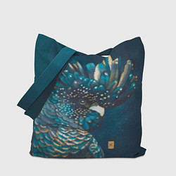 Сумка-шопер Акварельный попугай, цвет: 3D-принт