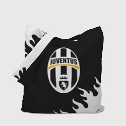 Сумка-шоппер Juventus белый огонь текстура