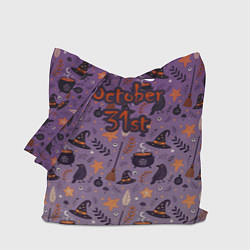 Сумка-шопер 31 октября, цвет: 3D-принт