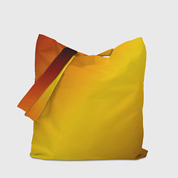 Сумка-шопер Color yellow red gradient, цвет: 3D-принт