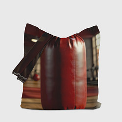 Сумка-шопер Боксёрский мешок в спортзале, цвет: 3D-принт