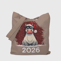 Сумка-шопер Сердитая лошадка 2026, цвет: 3D-принт