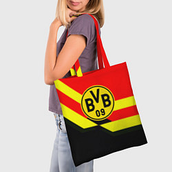 Сумка-шопер Borussia геомтерия спорт, цвет: 3D-принт — фото 2