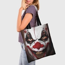 Сумка-шопер Зомби клоун, цвет: 3D-принт — фото 2