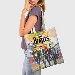 Сумка-шопер The Beatles: Colour Spray, цвет: 3D-принт — фото 2