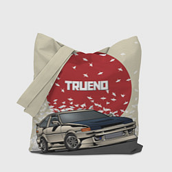 Сумка-шопер Toyota Trueno ae86, цвет: 3D-принт