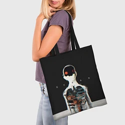 Сумка-шопер Three Days Grace: Skeleton, цвет: 3D-принт — фото 2