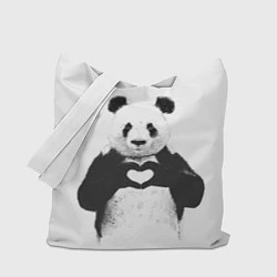 Сумка-шопер Panda Love, цвет: 3D-принт