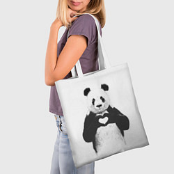 Сумка-шопер Panda Love, цвет: 3D-принт — фото 2