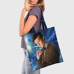 Сумка-шопер 11th Doctor Who, цвет: 3D-принт — фото 2