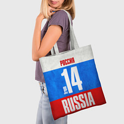 Сумка-шопер Russia: from 14, цвет: 3D-принт — фото 2