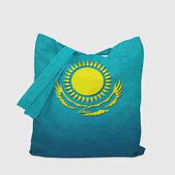 Сумка-шопер Флаг Казахстана, цвет: 3D-принт