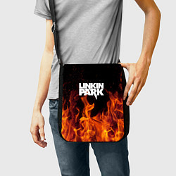 Сумка на плечо Linkin Park: Hell Flame, цвет: 3D-принт — фото 2