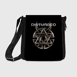 Сумка на плечо Disturbed Logo, цвет: 3D-принт