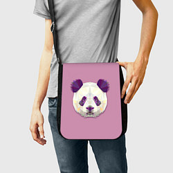 Сумка на плечо Геометрическая панда, цвет: 3D-принт — фото 2