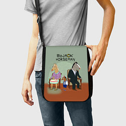 Сумка на плечо BoJack Horseman, цвет: 3D-принт — фото 2