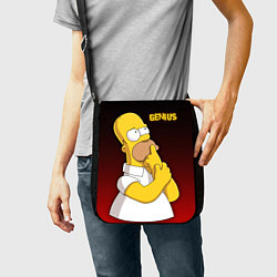 Сумка на плечо Homer Genius, цвет: 3D-принт — фото 2